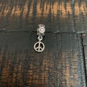 Pandora Peace Sign Charm